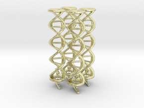 DNA Set of 4 in 14k Gold Plated Brass