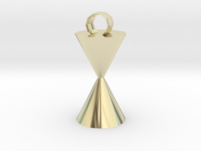 Time Pendant in 9K Yellow Gold 