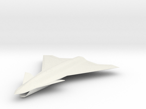Airbus "Wingman" Tailless UAS Concept in White Natural TPE (SLS): 1:144