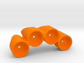 R/C 4-Pot Rally Car Light Pod in Orange Smooth Versatile Plastic