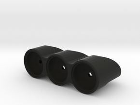 R/C 3-pot ARCH Light Pod in Black Smooth Versatile Plastic