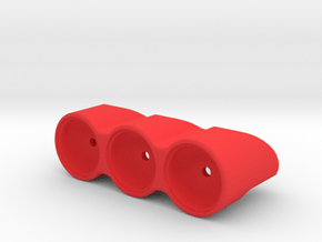 R/C 3-pot ARCH Light Pod in Red Smooth Versatile Plastic