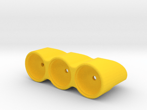 R/C 3-pot ARCH Light Pod in Yellow Smooth Versatile Plastic