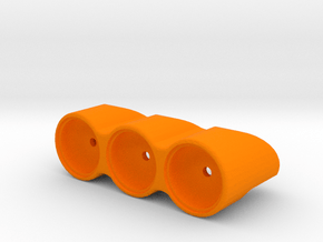 R/C 3-pot ARCH Light Pod in Orange Smooth Versatile Plastic