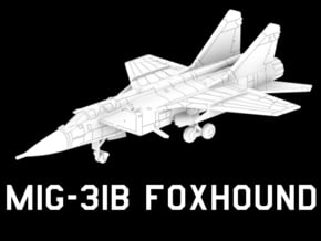 MiG-31B Foxhound (Clean) in White Natural Versatile Plastic: 1:220 - Z