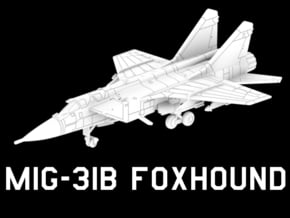 MiG-31B Foxhound (Loaded) in White Natural Versatile Plastic: 1:220 - Z