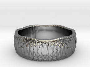 Ouroboros Ring Size 6.75 in Fine Detail Polished Silver
