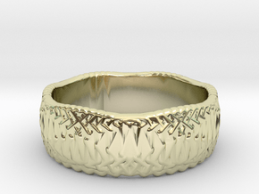 Ouroboros Ring Size 6.75 in 14K Yellow Gold