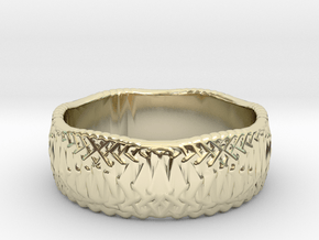 Ouroboros Ring Size 6.75 in 9K Yellow Gold 