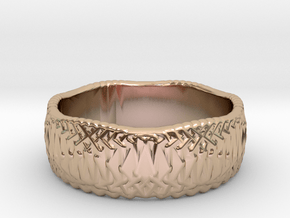 Ouroboros Ring Size 6.75 in 9K Rose Gold 