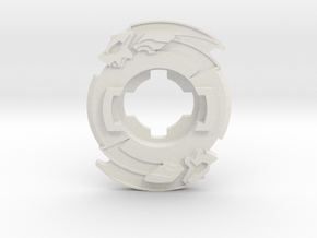 Beyblade Galeon Attacker MS | HMS Attack Ring in White Natural Versatile Plastic