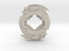 Beyblade Galeon Attacker MS | HMS Attack Ring in Natural Sandstone