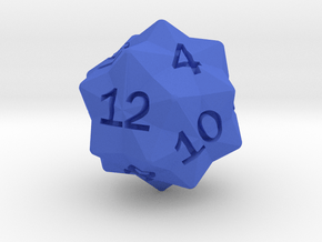 Star Cut D12 in Blue Smooth Versatile Plastic: Small