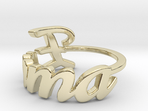 Emma Ring in 9K Yellow Gold 