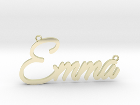 Emma Pendant in 14k Gold Plated Brass