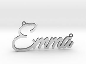 Emma Pendant in Polished Silver