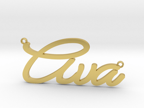 Ava in Polished Brass