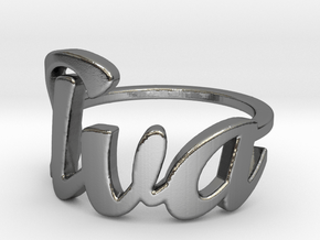 Ava Ring in Polished Silver