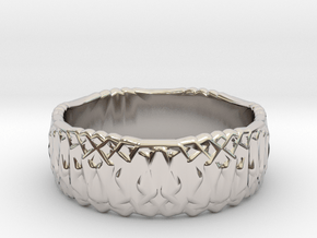 Ouroboros 36 Ring, Size 9.25 in Platinum