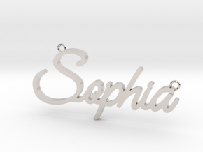 Sophia Pendant in Platinum