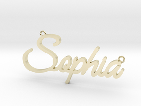 Sophia Pendant in 9K Yellow Gold 