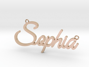 Sophia Pendant in 9K Rose Gold 