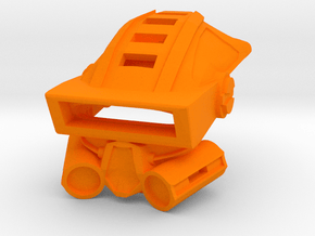 BioFigs Mask 5 in Orange Smooth Versatile Plastic