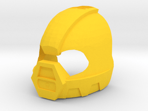BioFigs Mask 1 in Yellow Smooth Versatile Plastic