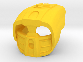 BioFigs Mask 6 in Yellow Smooth Versatile Plastic