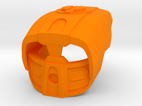 BioFigs Mask 6 in Orange Smooth Versatile Plastic