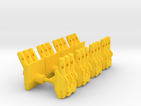 TF Nemesis Turret Set Type 1 in Yellow Smooth Versatile Plastic