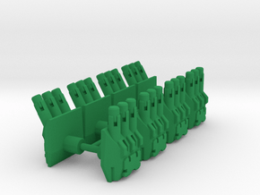 TF Nemesis Turret Set Type 1 in Green Smooth Versatile Plastic