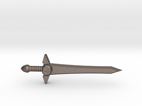 Mountain Sword in Polished Bronzed Silver Steel