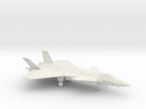 J-20A Mighty Dragon (Clean) in White Natural Versatile Plastic: 6mm