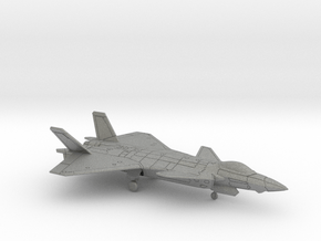J-20A Mighty Dragon (Clean) in Gray PA12: 6mm