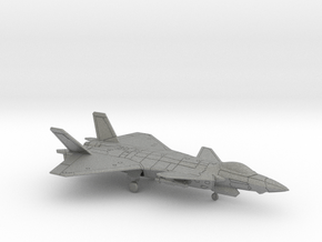 J-20A Mighty Dragon (Loaded) in Gray PA12: 6mm