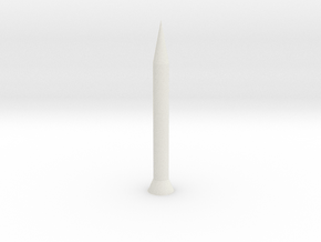 1/32 Scale Israeli Arrow 3 Missile in White Natural Versatile Plastic