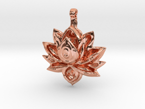 Lilic Pendant  in Polished Copper: Medium