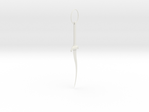 ear ring dagger in White Natural Versatile Plastic