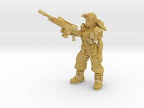 28mm Guards woman sergeant. UPDATED in Tan Fine Detail Plastic