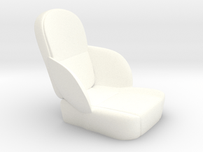 1/8 50s Sport Seat in White Processed Versatile Plastic