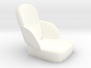 1/12 50s Sport Seat in White Processed Versatile Plastic