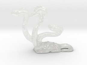 Lernaean Hydra 6mm fantasy monster miniature model in Clear Ultra Fine Detail Plastic