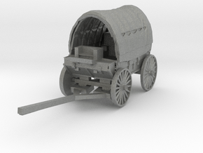 N Scale Covered Wagon in Gray PA12