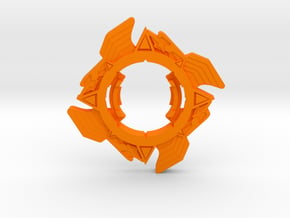 Beyblade Apollon | Plastic Gen Attack Ring in Orange Processed Versatile Plastic