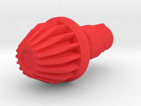 Gear Accel in Red Smooth Versatile Plastic