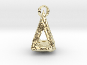 Triangle 909 in 9K Yellow Gold : Small