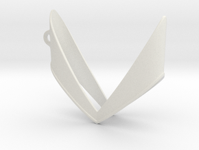 Prince scabbard top mount 2 in White Natural Versatile Plastic