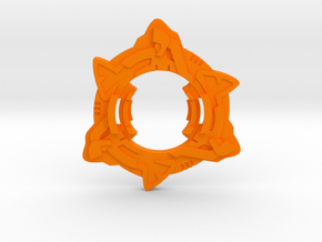 Beyblade Trygle-2 | Plastic Gen Attack Ring in Orange Processed Versatile Plastic