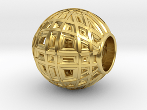 15-8-2-1 Bead in Polished Brass